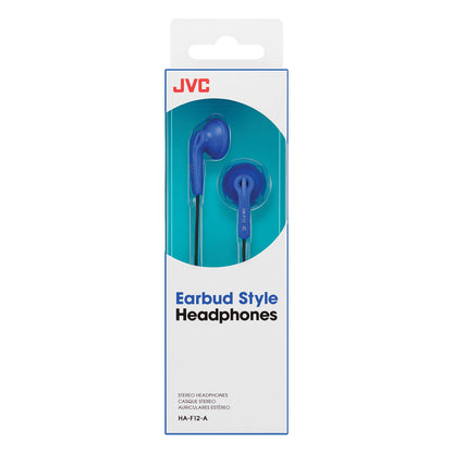 JVC HAF12A Earbuds with 13.5mm Drivers and Tangle-Resistant Cord
