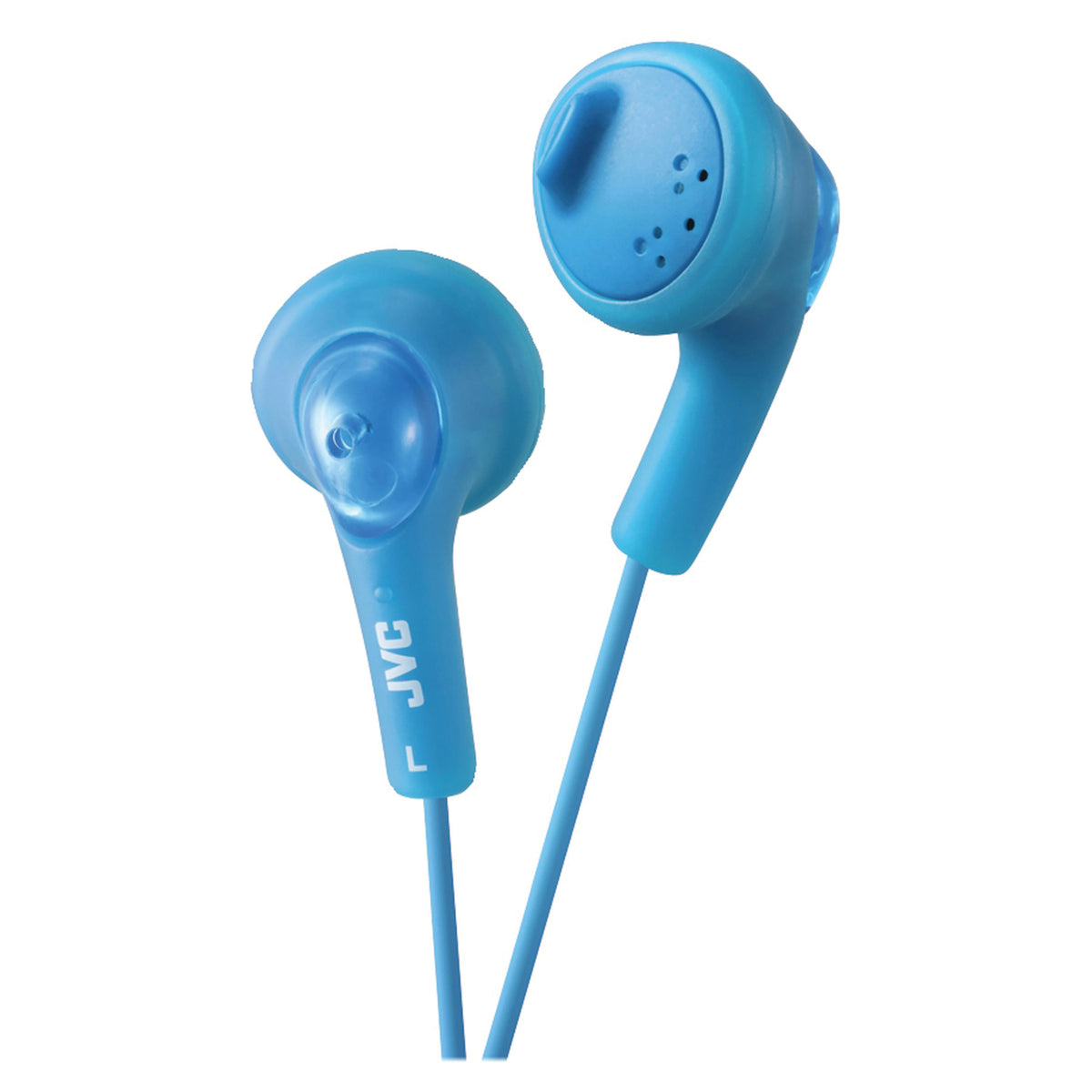 JVC HAF160A Gumy Blue In-Ear Earbuds with Neodymium Drivers