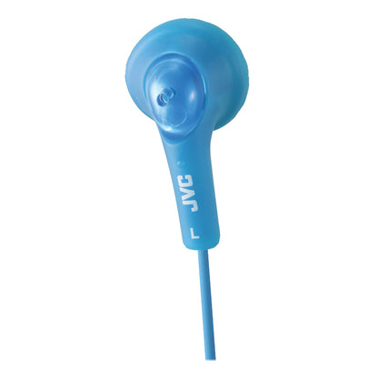 JVC HAF160A Gumy Blue In-Ear Earbuds with Neodymium Drivers