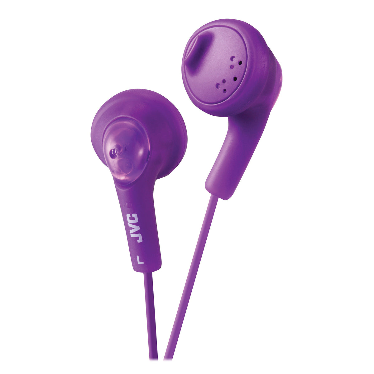 JVC HAF160V Gumy Violet In-Ear Earbuds with Neodymium Drivers