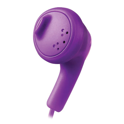 JVC HAF160V Gumy Violet In-Ear Earbuds with Neodymium Drivers