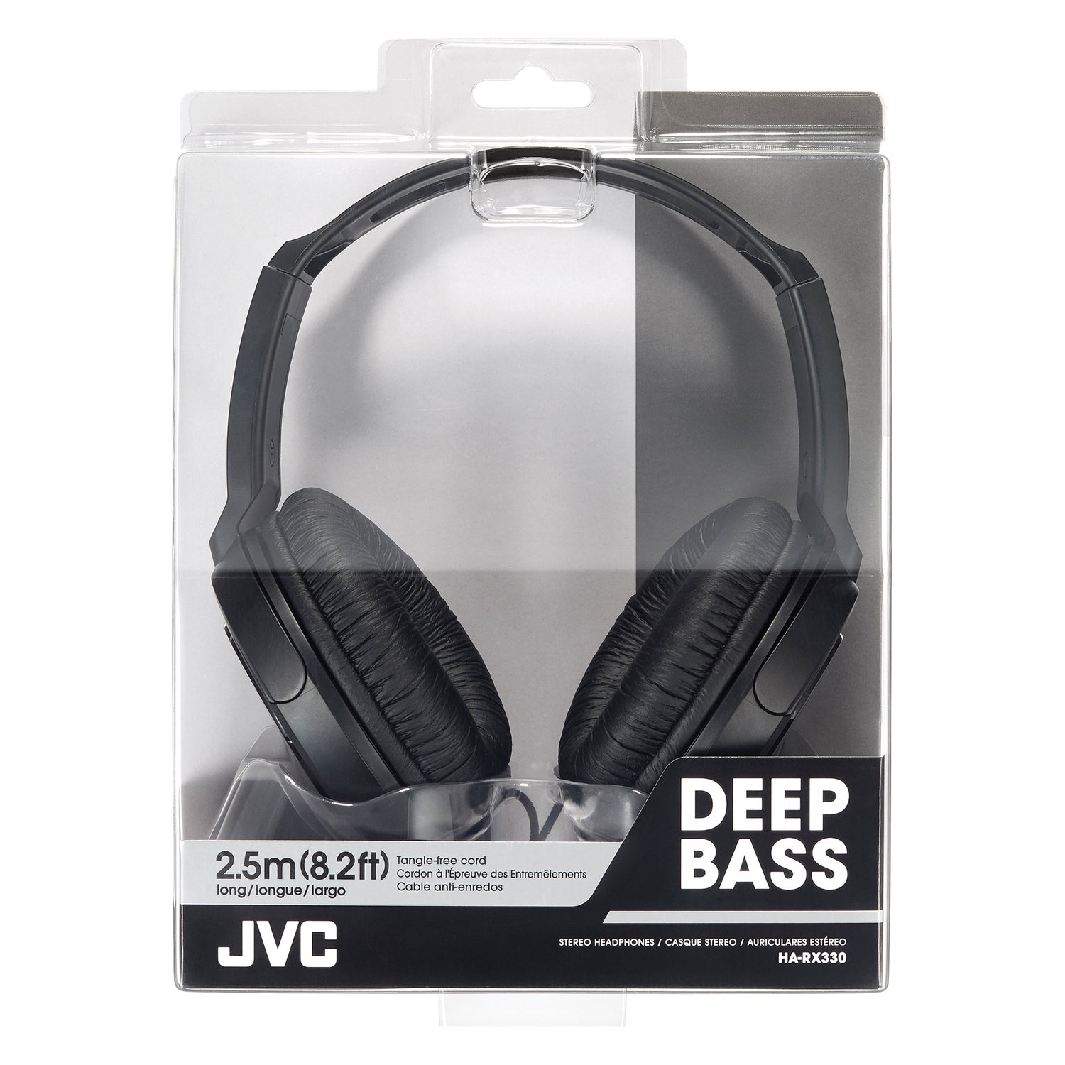 JVC HD-RX330 Full Size Over-Ear Headphones with 40mm Neodymium Drivers