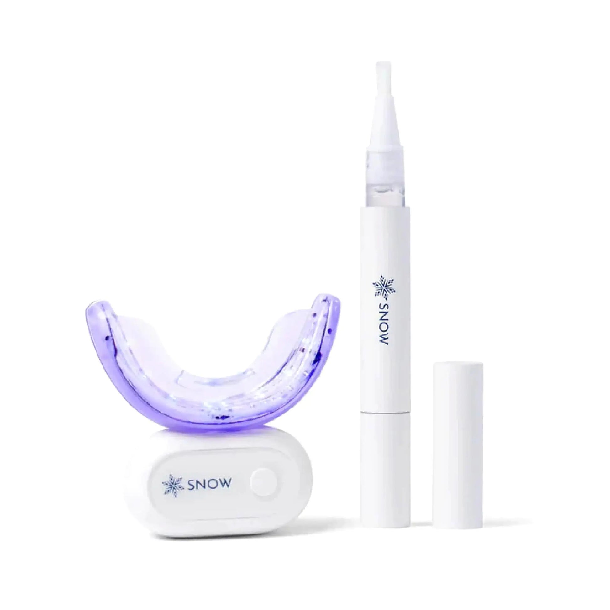 Snow Diamond Wireless LED Teeth Whitening Kit | Gentle & Enamel Safe | Dental Care Hygiene & Tooth Whitening | Achieve White Smile with LED Light | Portable & Convenient Tooth Care | 2 Month Supply Atticus Goods