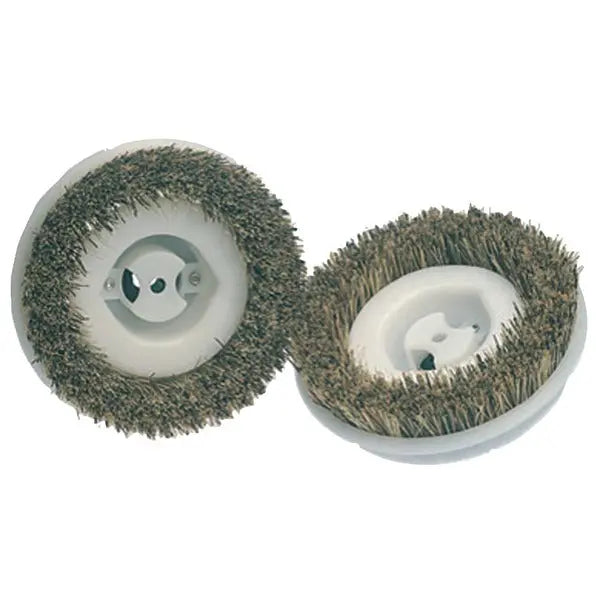Koblenz(R) SCUB Brush 6 Inch Replacement Set - Durable Tampico & Cocoa Bristles