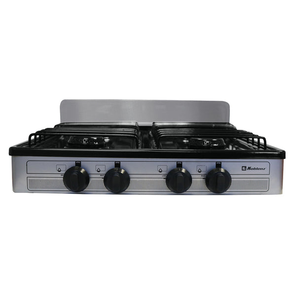 Koblenz PFK-400S 4-Burner Outdoor Propane Stove with Silver Finish