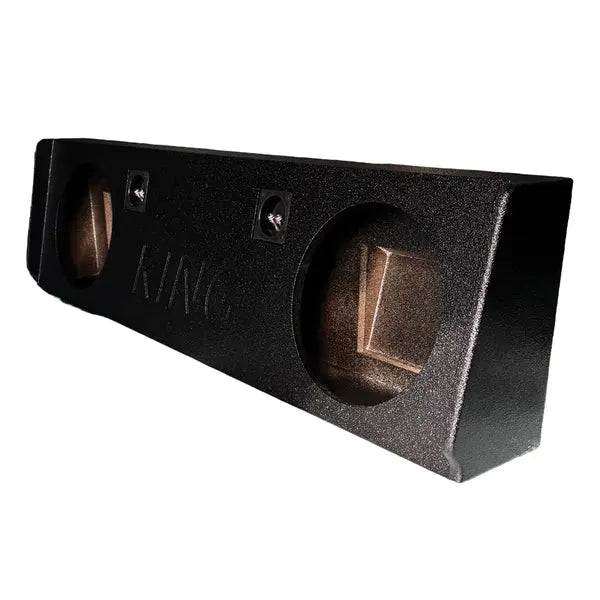 KING BOXES 2X12-Inch AK-G25-12 Enclosure for Chevy Silverado and GMC Sierra Crew Cabs