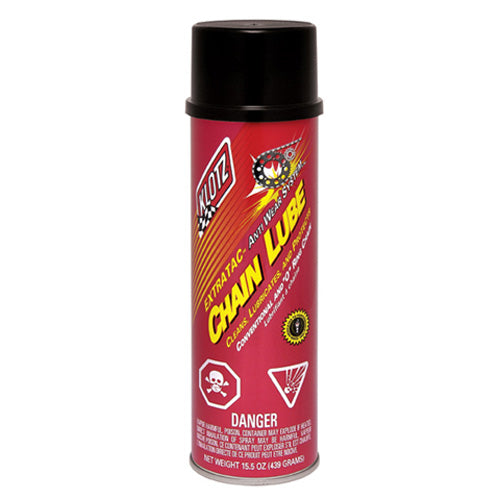 Klotz Chain Lube Spray 15.5 oz - Superior Chain Maintenance for Motorcycles and Bikes