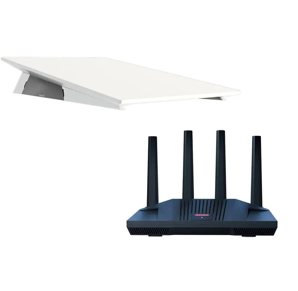 KVH Starlink Performance Gen 3 Kit with Wedge Mount & CommBox Edge Core Wi-Fi Router