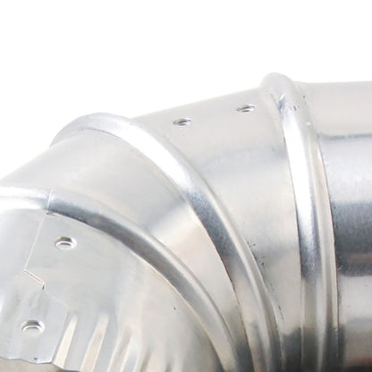 NO LOGO 4-inch 90 Degree Adjustable Galvanized Elbow, Part DE904/10544