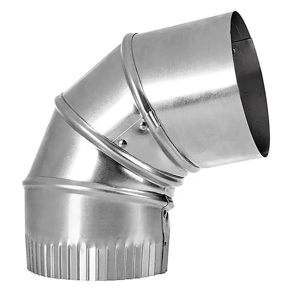 LAMBRO 4-Inch Aluminum Adjustable Elbow Part #2310 for Rigid and Semi-Rigid Ductwork