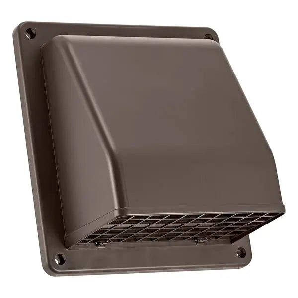 LAMBRO 6-inch Plastic Exhaust and Intake Vent with Removable Damper