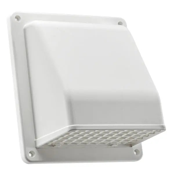 LAMBRO 6-Inch Plastic Exhaust and Intake Vent with Removable Damper
