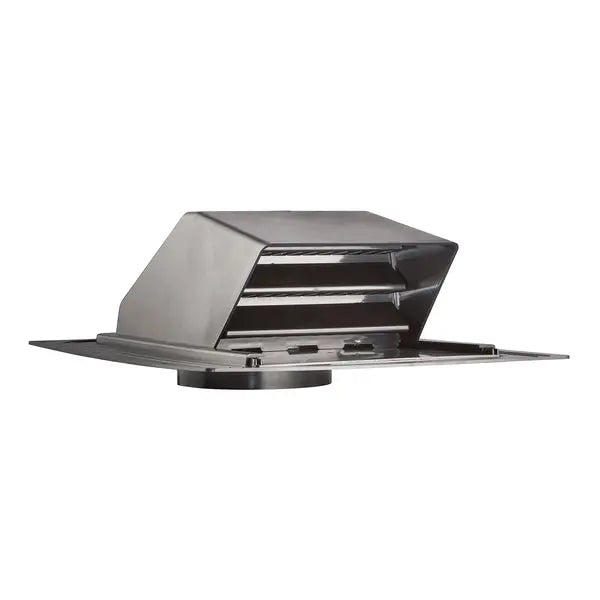 Lambro(R) 6-Inch Black ABS Roof Vent with Damper and Screen - Part 356-6