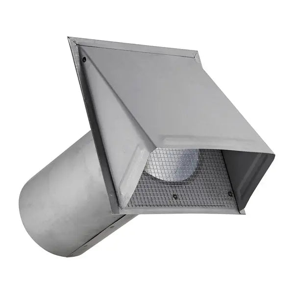 LAMBRO EC-3460GNDMS 6-inch Paint-Grade Steel Vent with Screen for Wall Installation