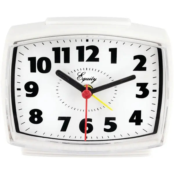 Equity by La Crosse Model 33100 Electric Analog Alarm Clock with Blue Lighted Dial