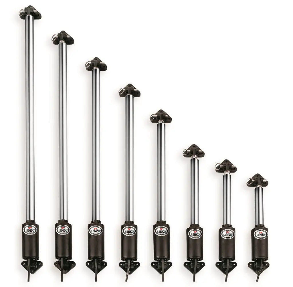 Lenco Marine HL-800S 8-inch Electric Hatch Lift - 12 Volt, 20 to 28 Inches Length
