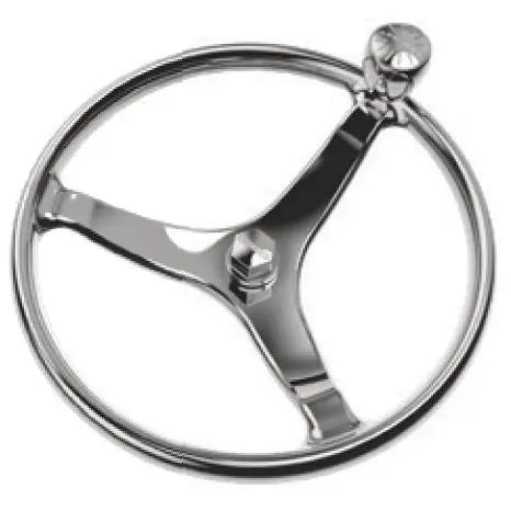 Lewmar 15.5 Inch Stainless Steel Power Wheel with 1/2 Inch Nut – Model 89700823
