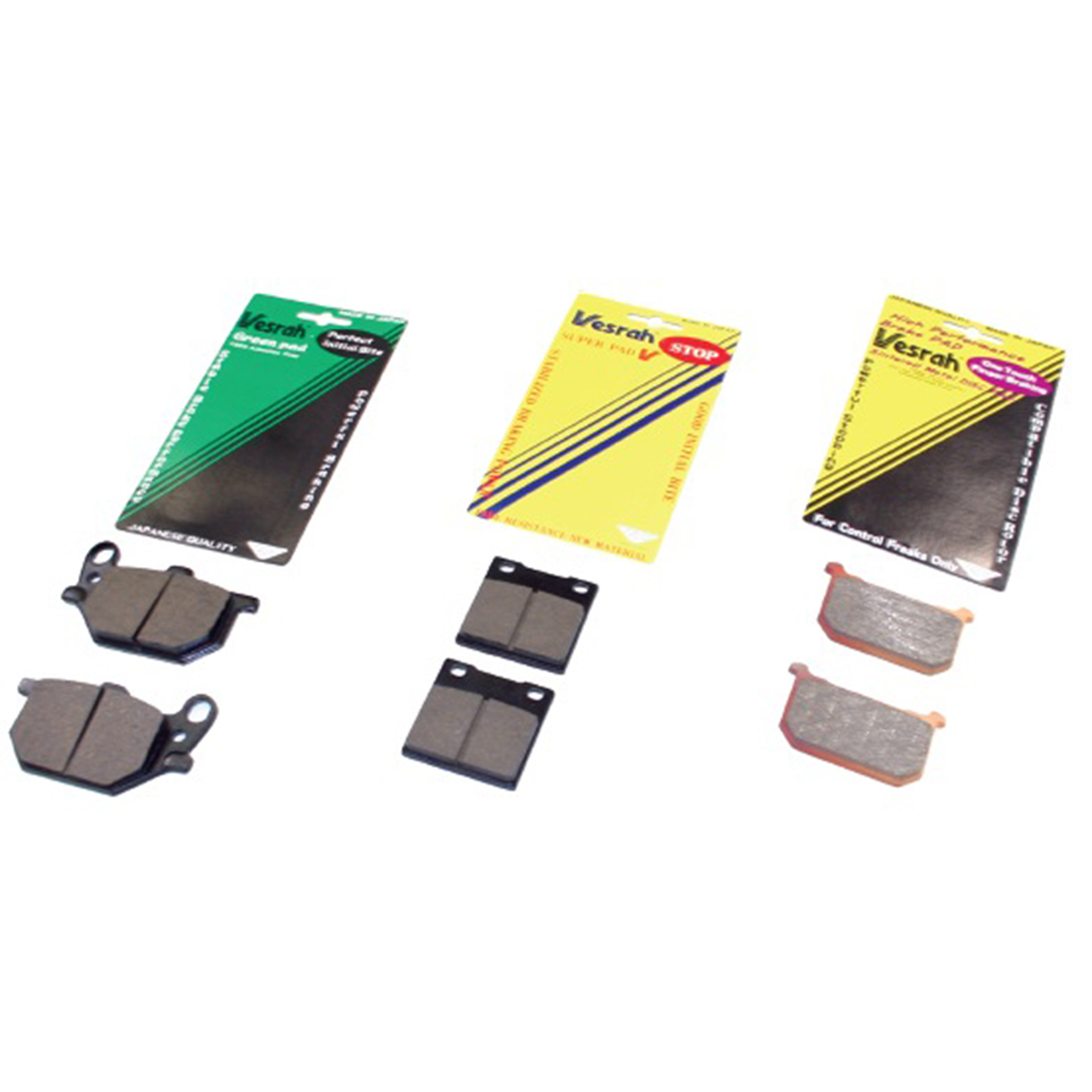VESRAH Semi-Metallic Brake Pads VD-911/3 for Reliable Stopping Power