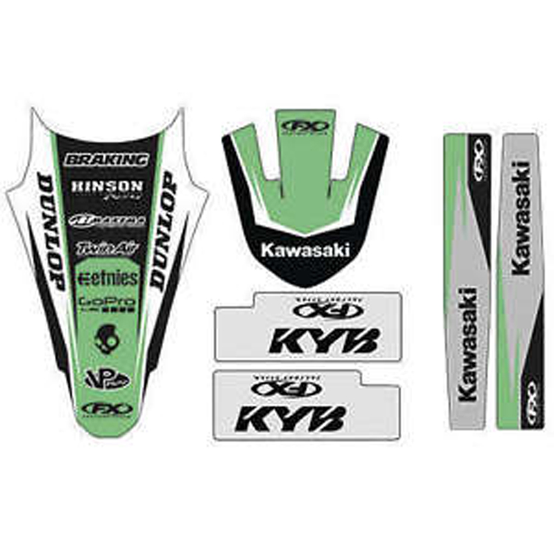 Factory Effex FX 2016 Standard Trim Kits for Motorcycles - 20" x 24" Sheets