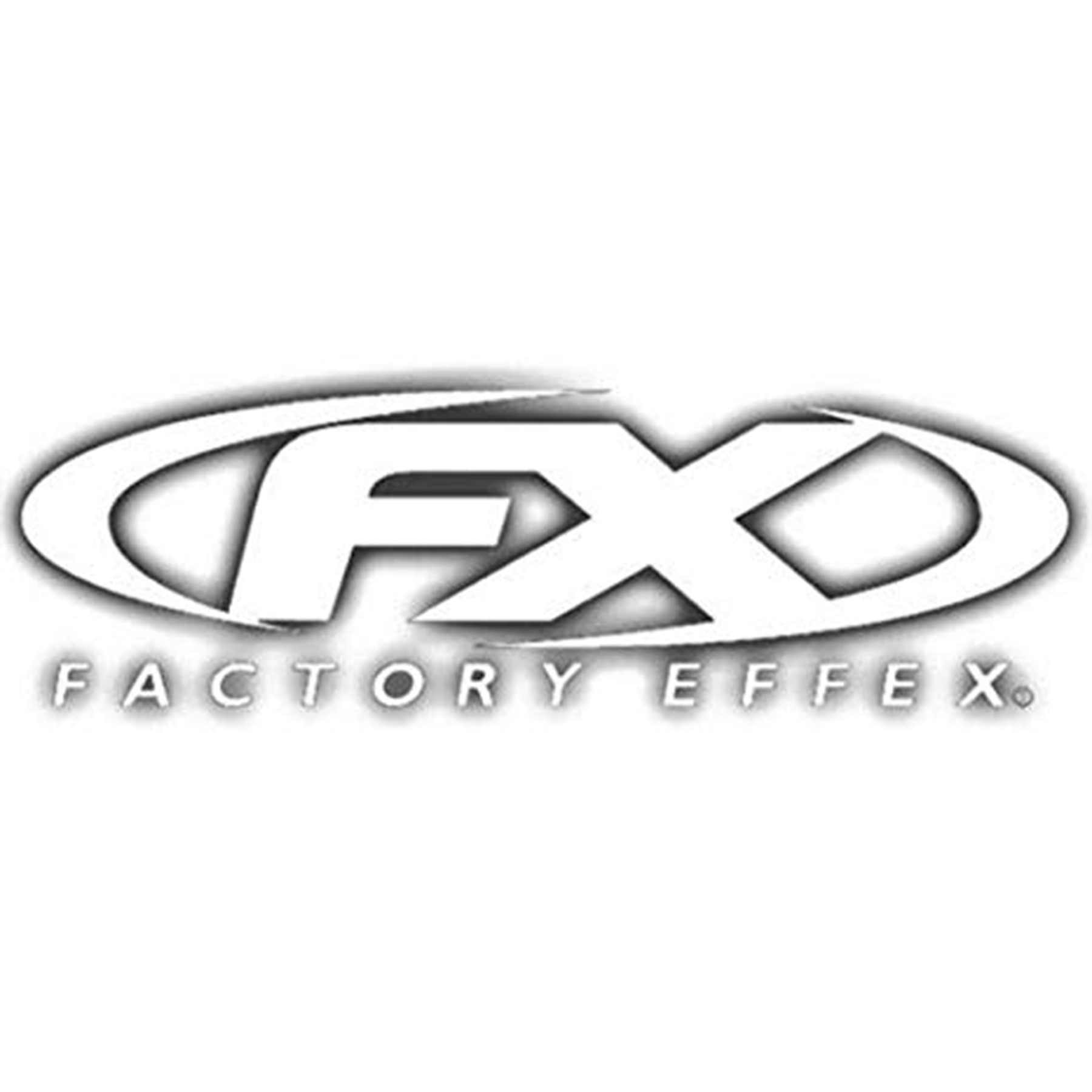 Factory Effex FX 2015 3' Die-Cut Stickers Kit - White Horizontal Design