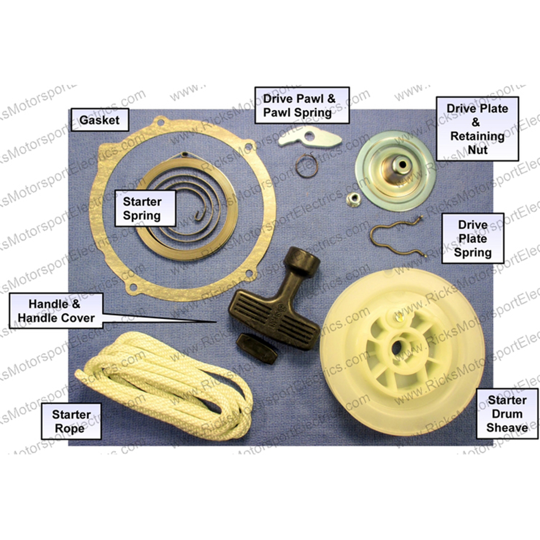 RICK'S Yamaha Starter Rebuild Kit Part Number 67-400