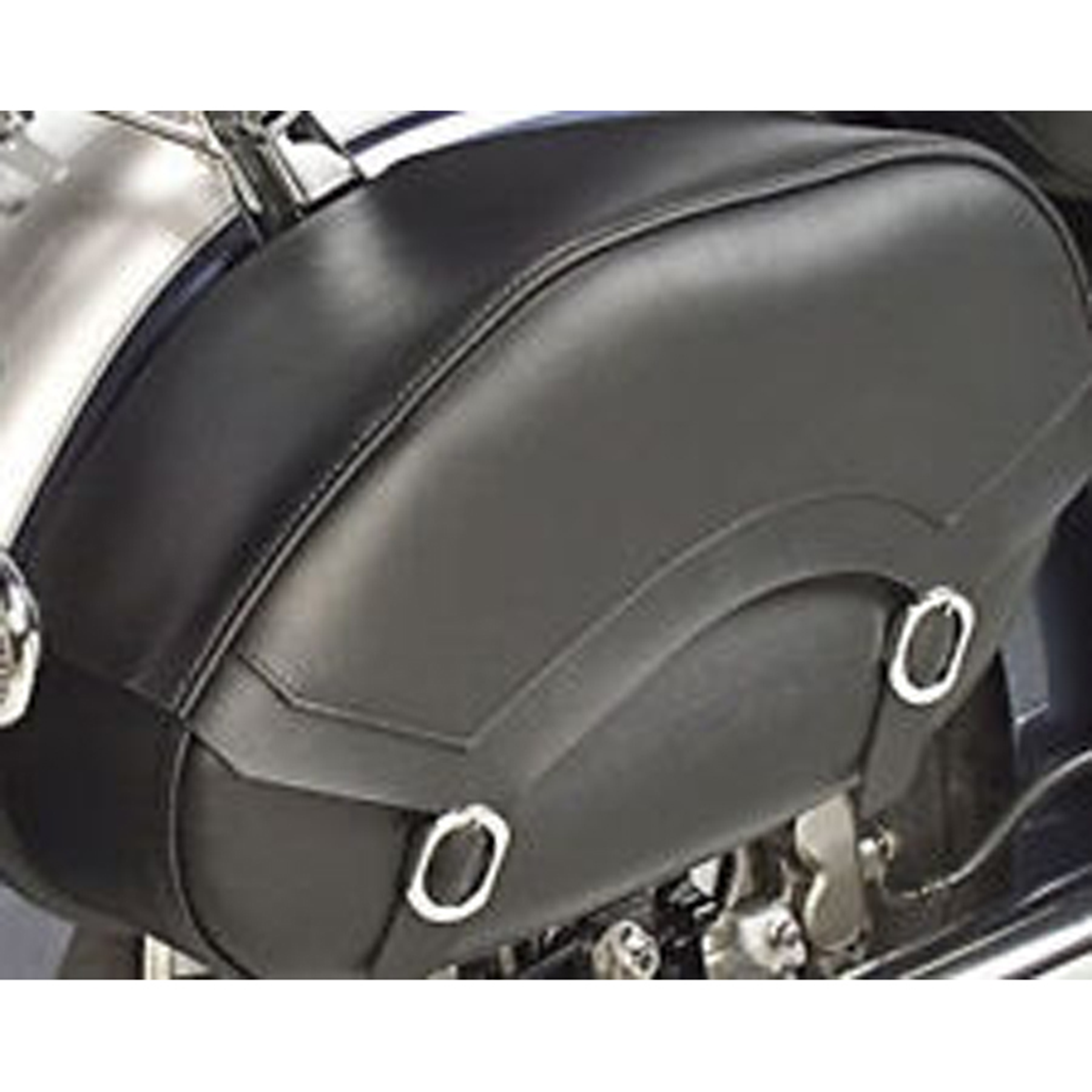 DOWCO Revolution Series Hardmount Standard Small Leather Saddlebags – Durable and Stylish Motorcycle Storage