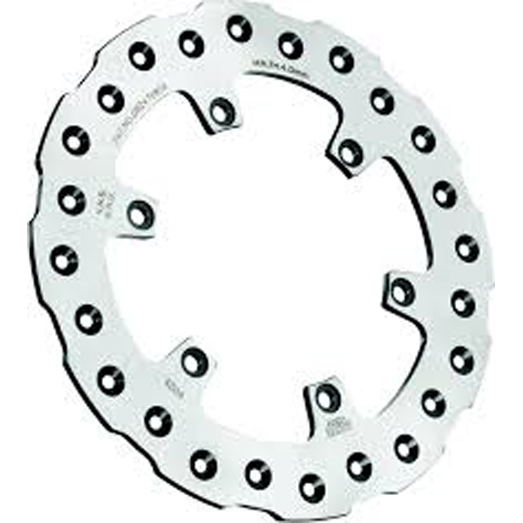 JT Sprocket JTD4062SC01 Rear Disc Brake for Yamaha Motorcycles