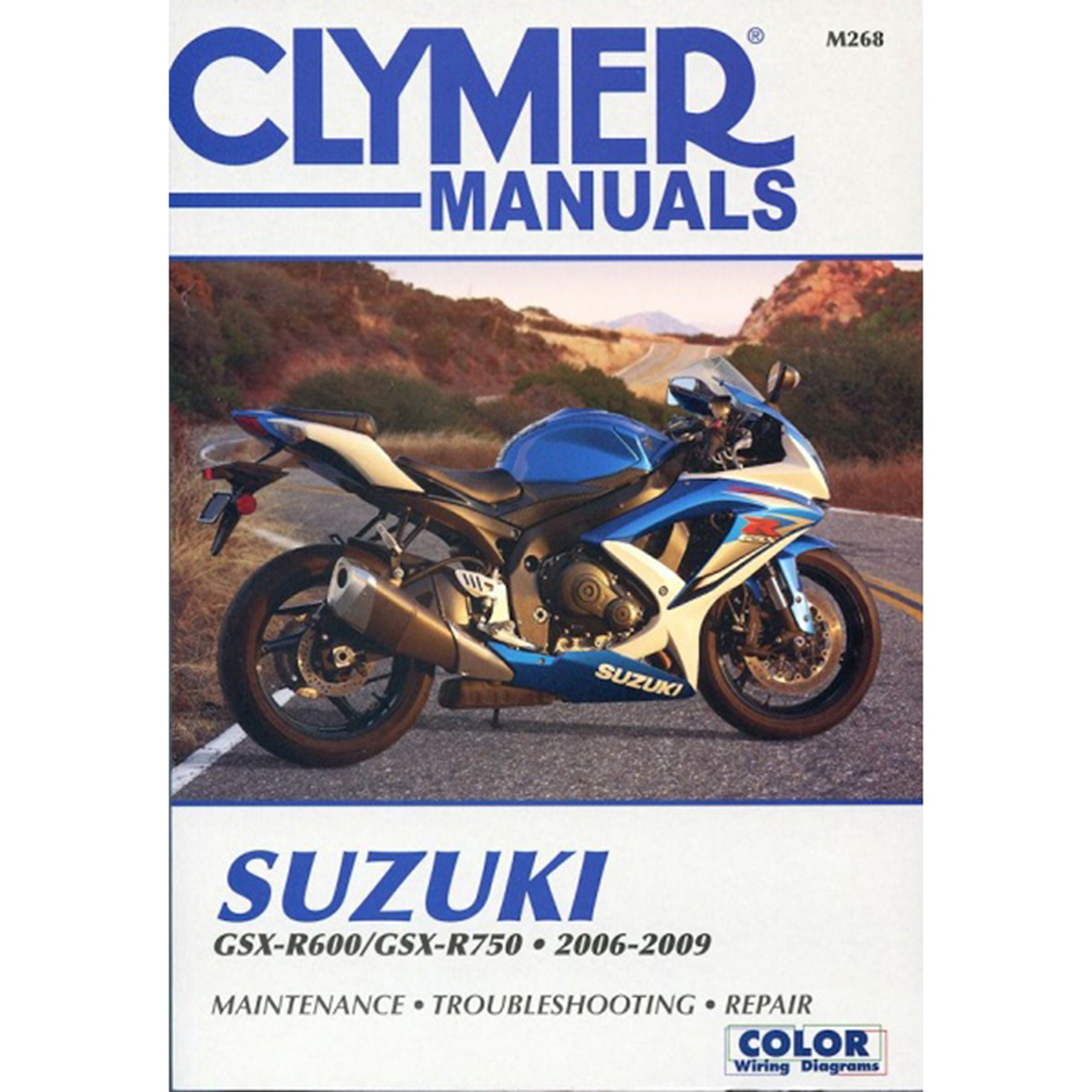 Clymer Suzuki GSX-R600-750 2006-2009 Repair Manual Part CM268