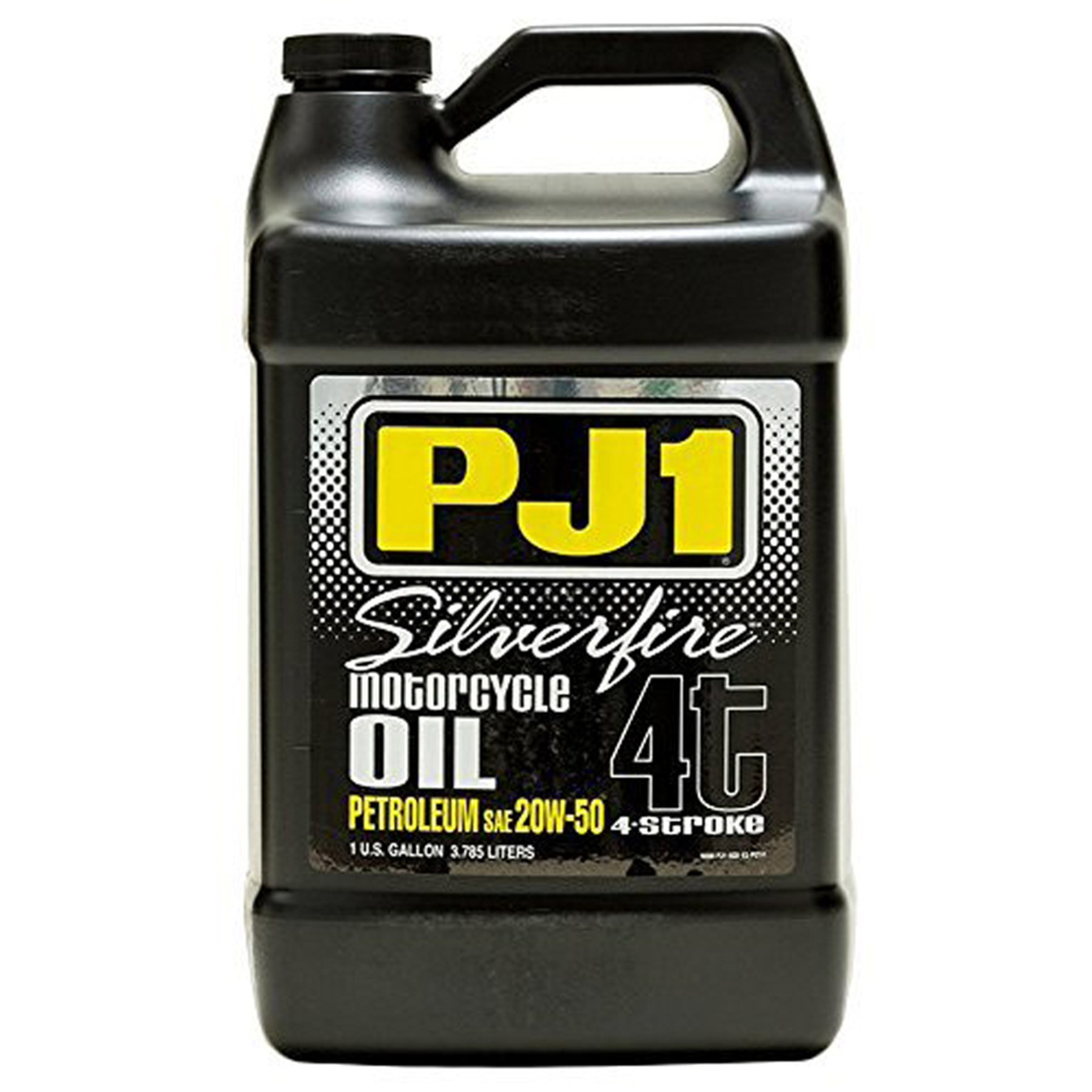 PJ1 SilverFire 20W50 Premium Petroleum Motor Oil 1 Gallon - High-Performance 4-Stroke Oil