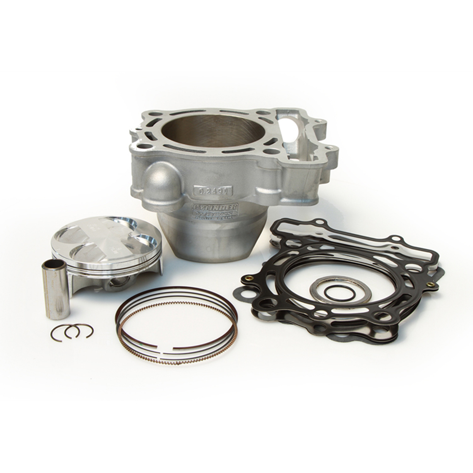 Cylinder Works Standard Bore High-Compression Piston Kit for Honda Engines - Part Number 30006-K02HC