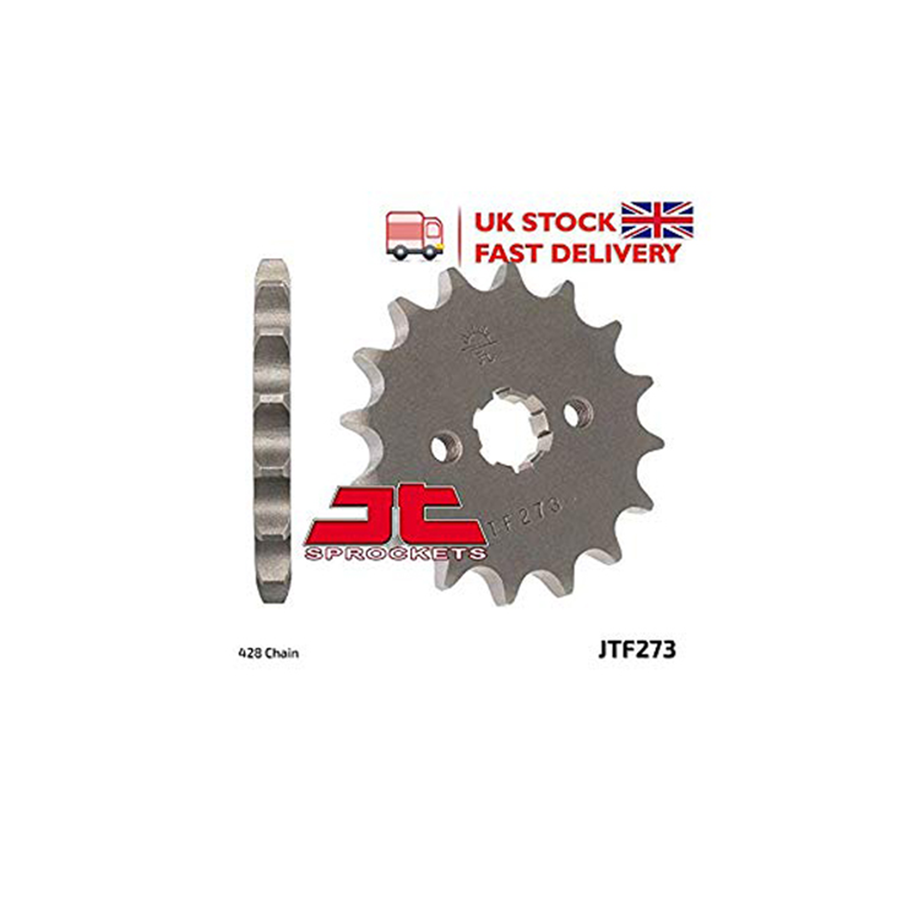 JT Sprocket JTF273.15 Front Sprocket for Motorcycles and ATVs