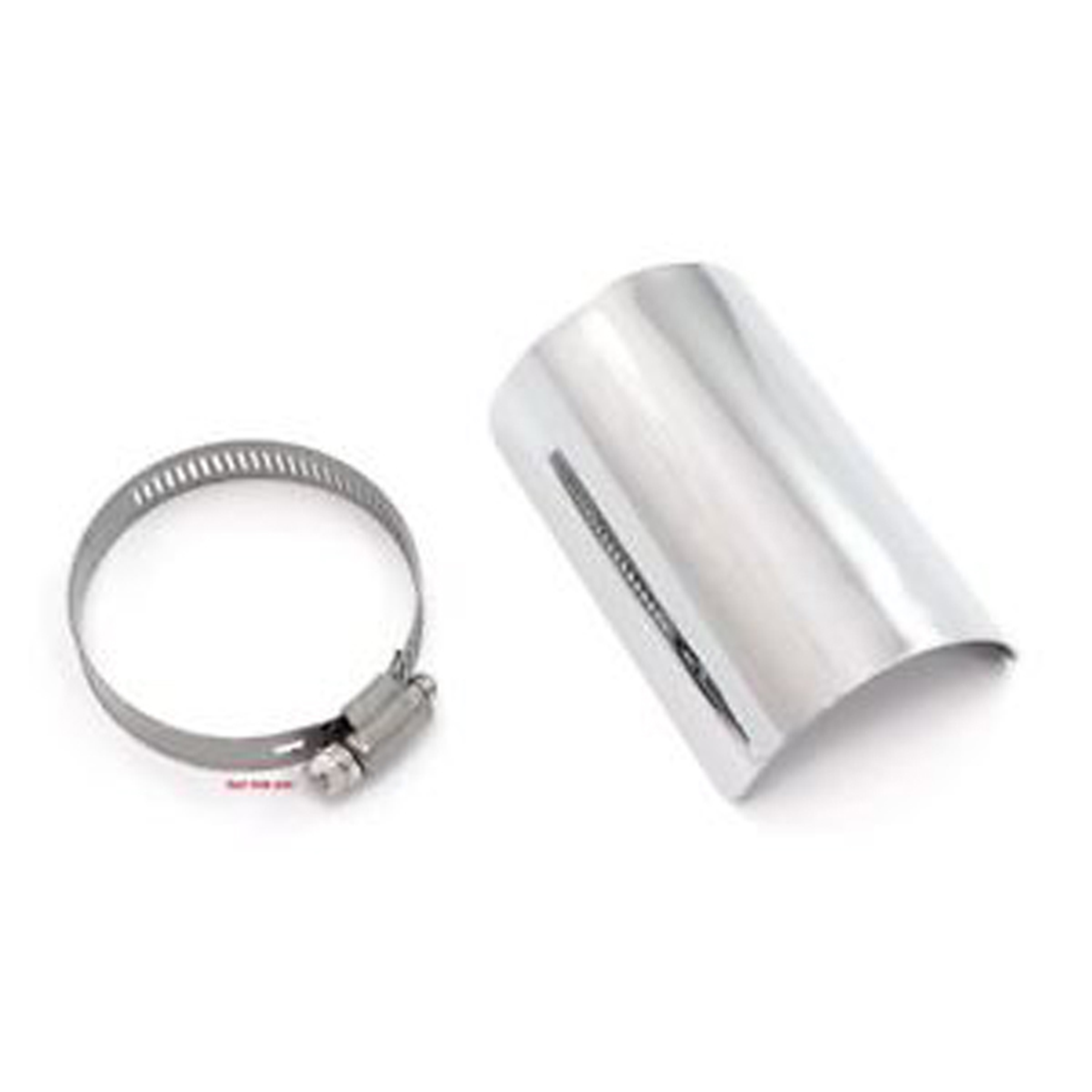 EMGO Chrome Heat Shield 4 Inch for Motorcycle Exhaust Protection