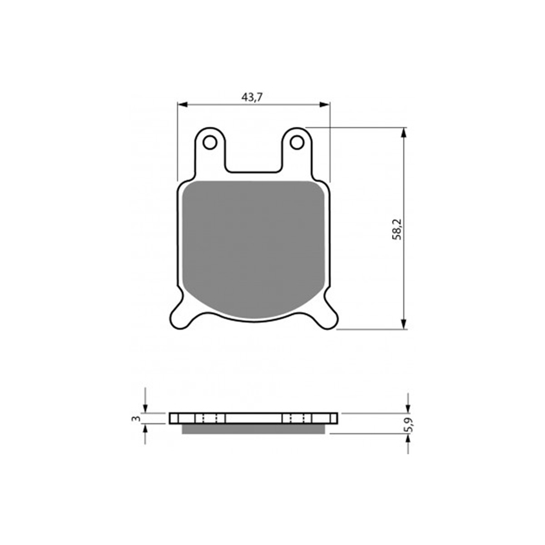 VESRAH Semi-Metallic Brake Pads VD-928 for Reliable Vehicle Stopping Power