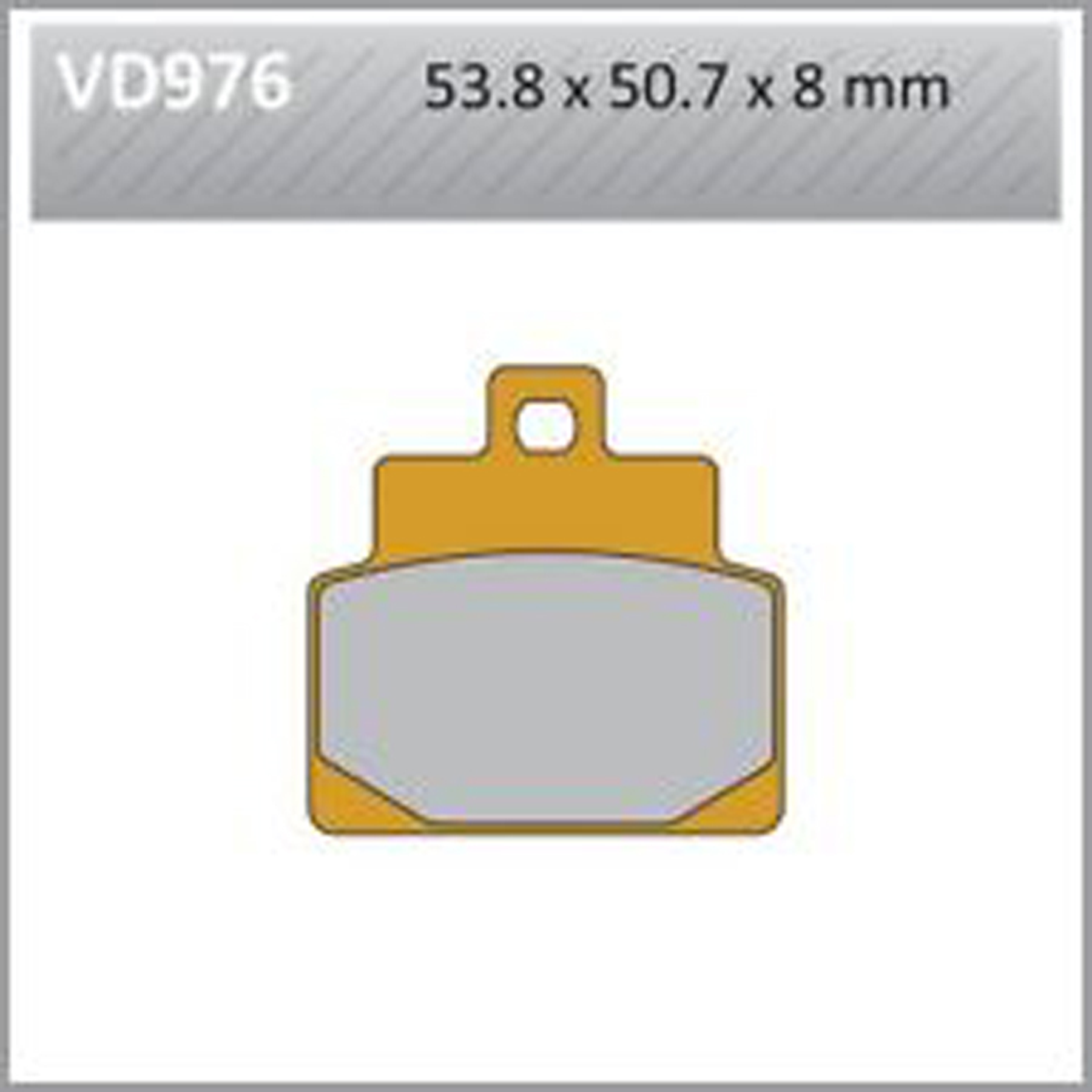 VESRAH VD-976 Brake Pads for Reliable Stopping Power