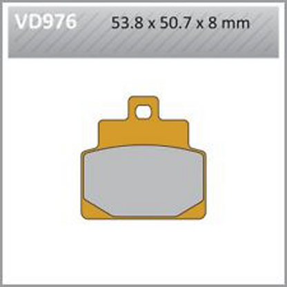 VESRAH VD-976 Brake Pads for Reliable Stopping Power