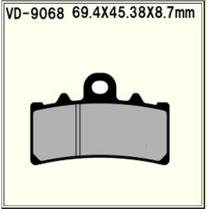 VESRAH Brake Pads VD-9068 - Reliable Automotive Brake Component