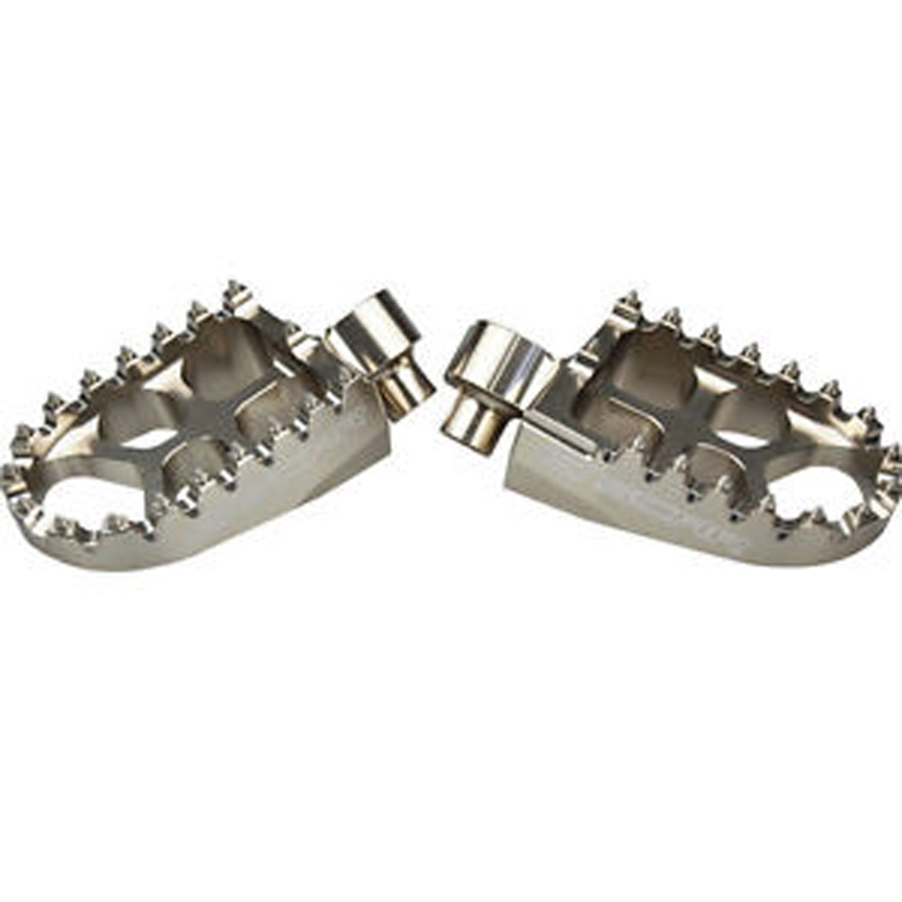 Twin Air Evolution Footpegs for RMZ250 (2007-2009) and RMZ450 (2005-2007) - Titanium Color