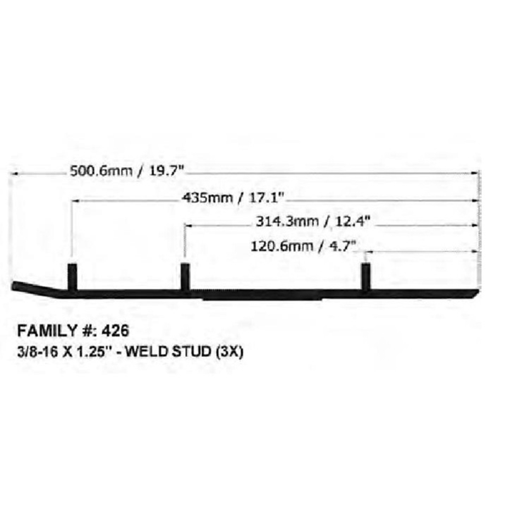 SPI Defender Hardweld Runners for Ski-Doo – Part Number WB-000-426