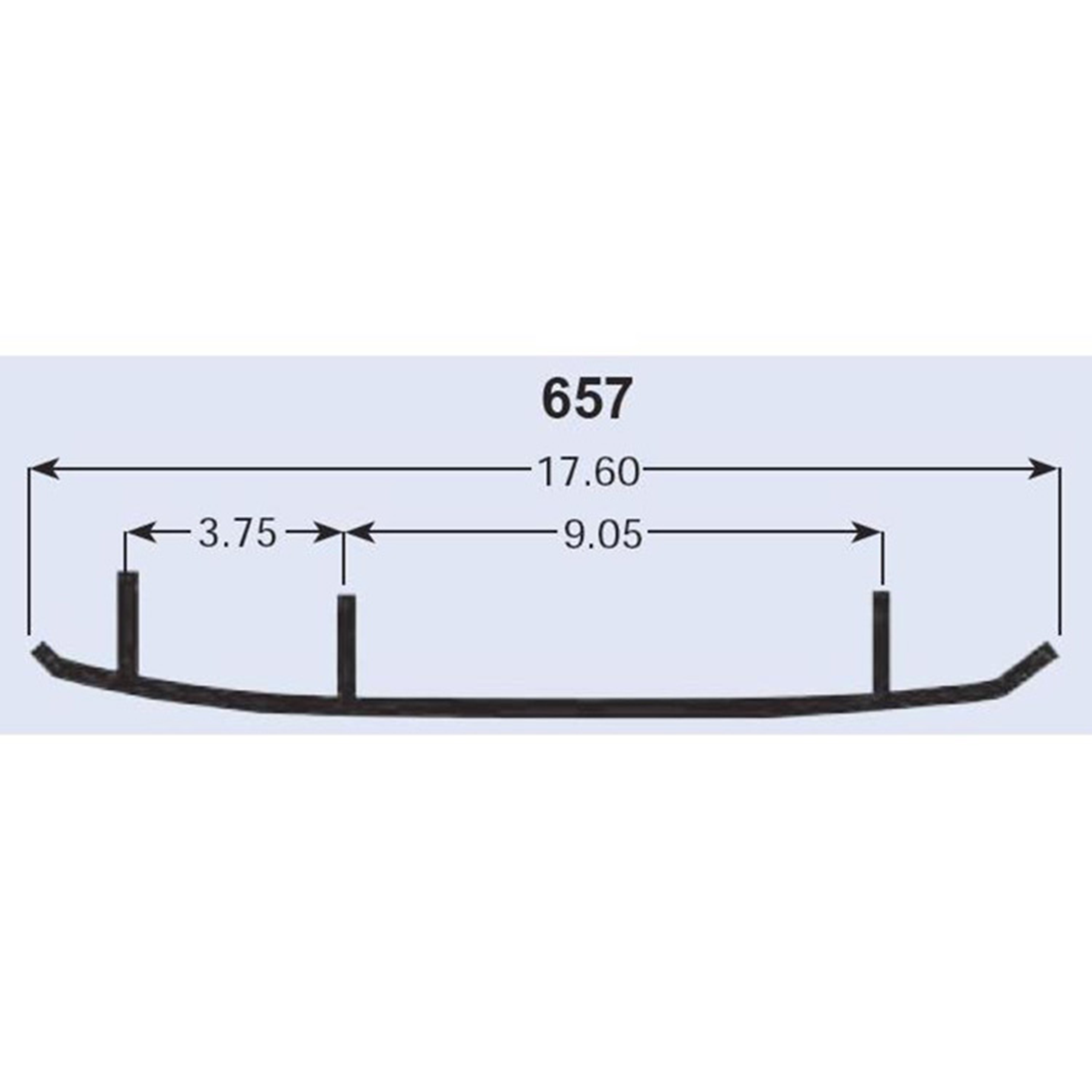 SPI Defender Hardweld Runners for Yamaha – Part Number WB-000-657