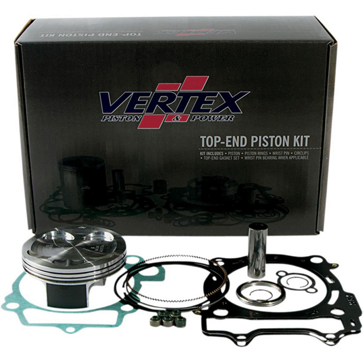 Vertex VTKTC23565C Top End Piston Kit for Engine Maintenance