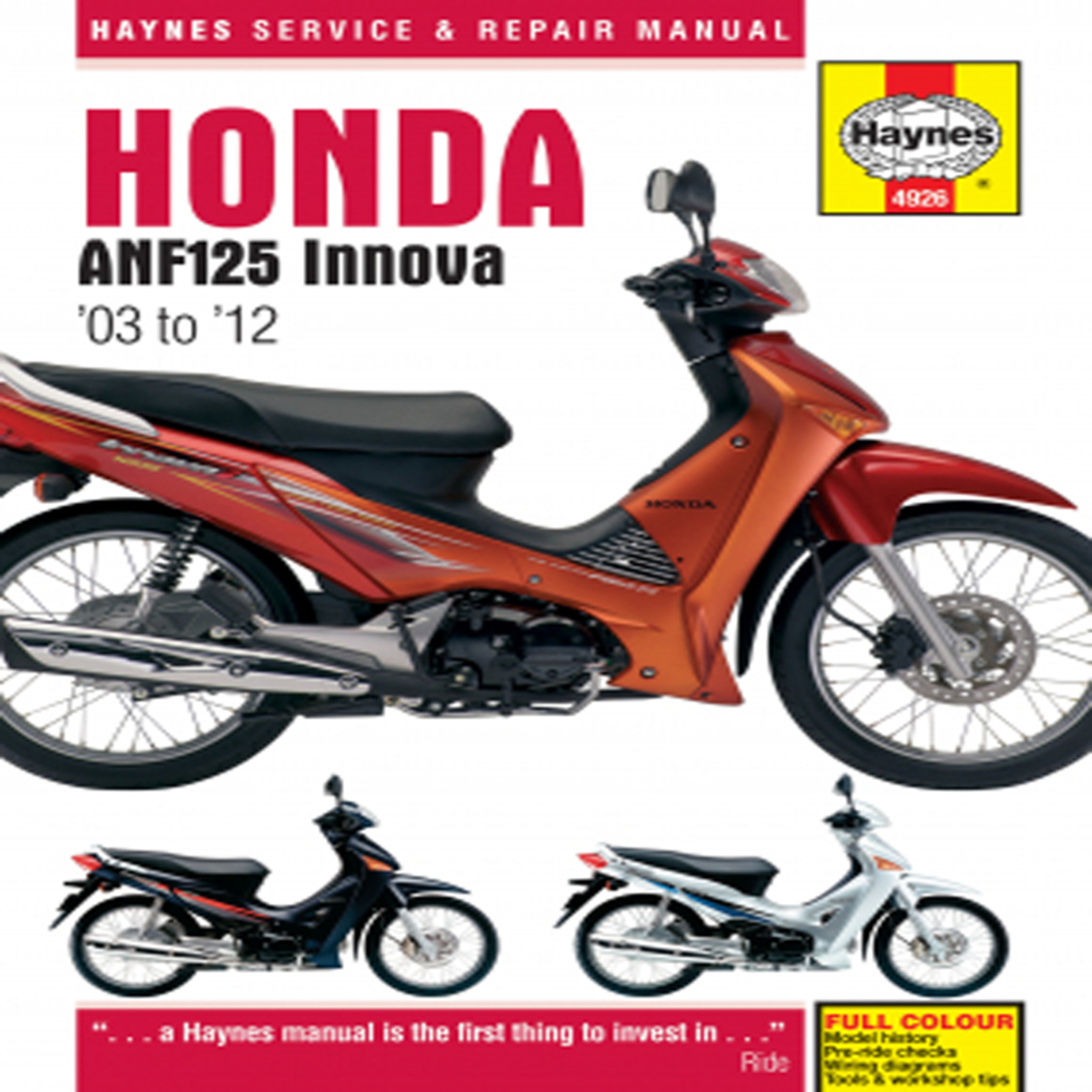 Haynes Honda Manual M4926 - Comprehensive Repair Guide for Honda Vehicles