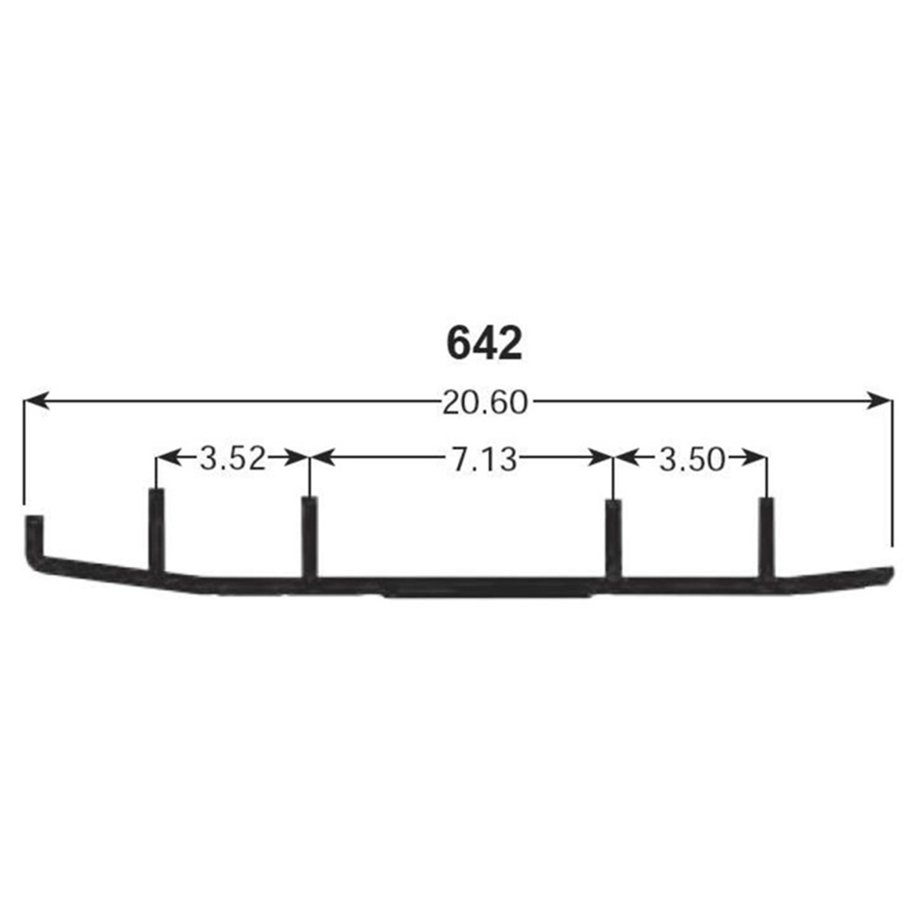 SPI Defender Hardweld Runners for Yamaha - Part Number WB-000-642