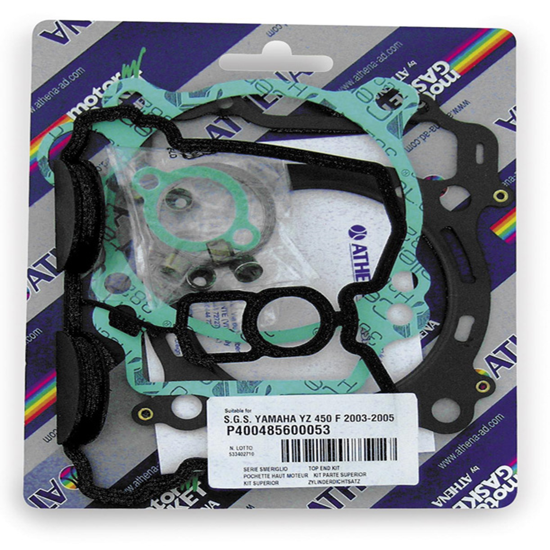 Athena Top End Gasket Kit for TTR 50E - P400485600071