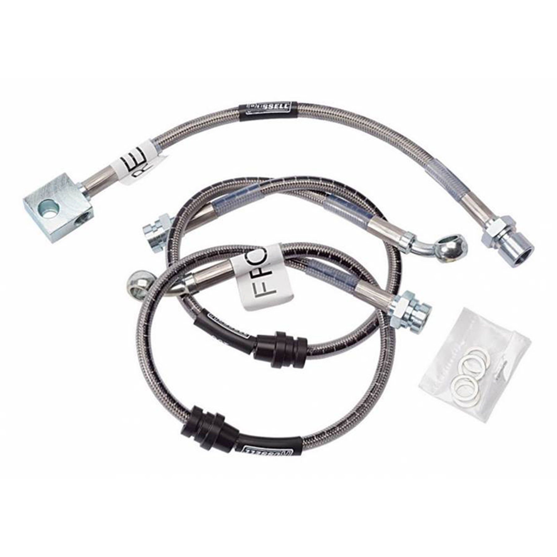 Russell R09827 Yamaha Front Brake Line Kit for Star VS1300 (2008-2009)
