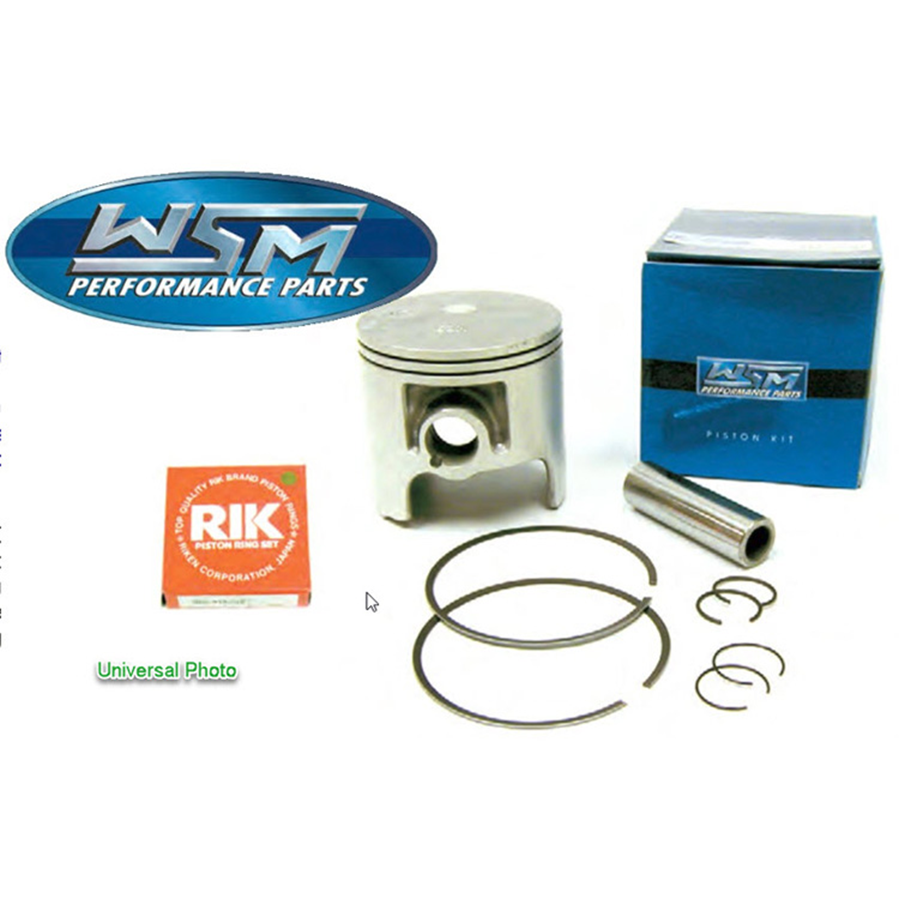 WSM Kawasaki 15F .25 Complete Piston Kit (Part Number 010-845-04K)