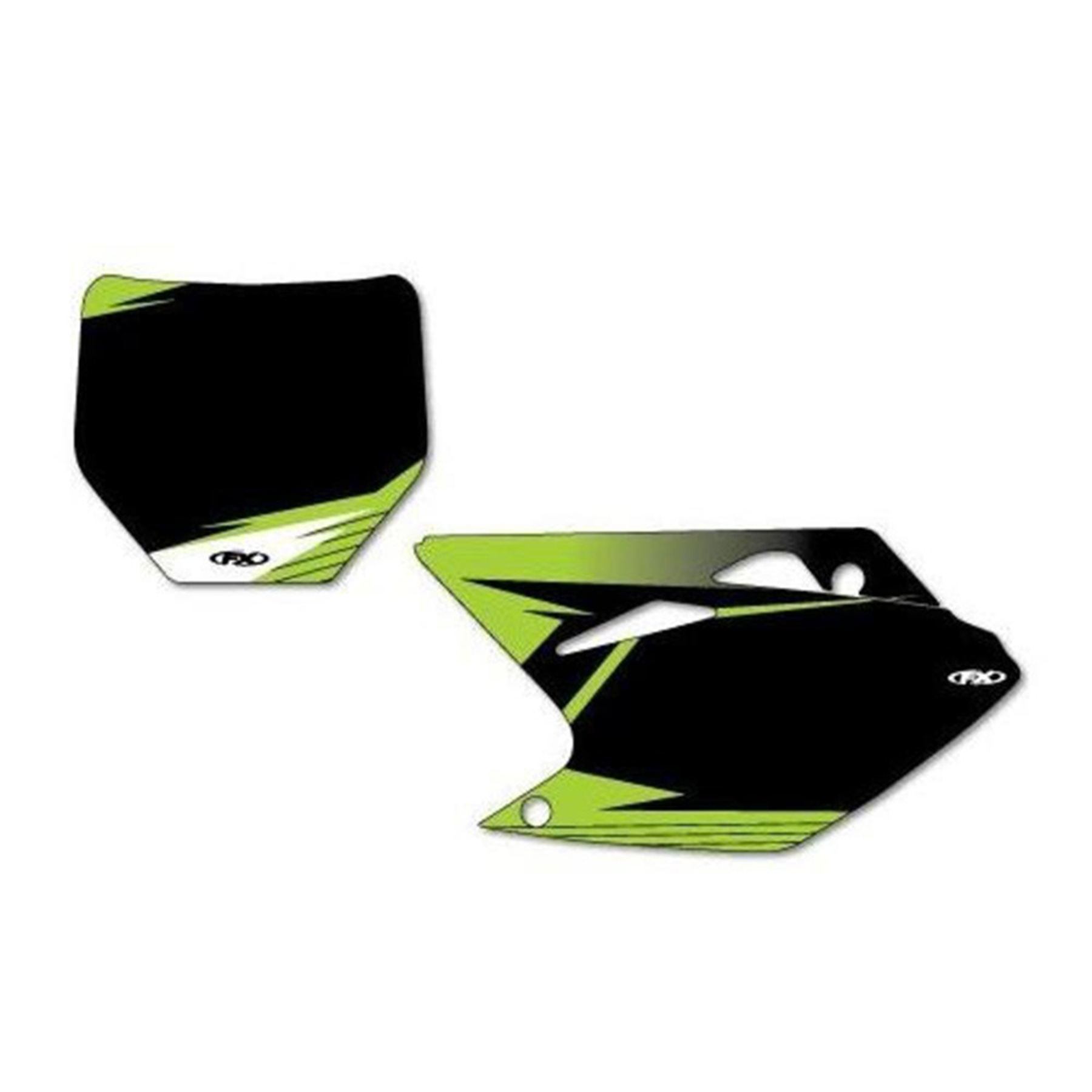 Factory Effex FX 2015 Graphic Pre-Cut Number Plate Backgrounds Kit (Part #12-64130)