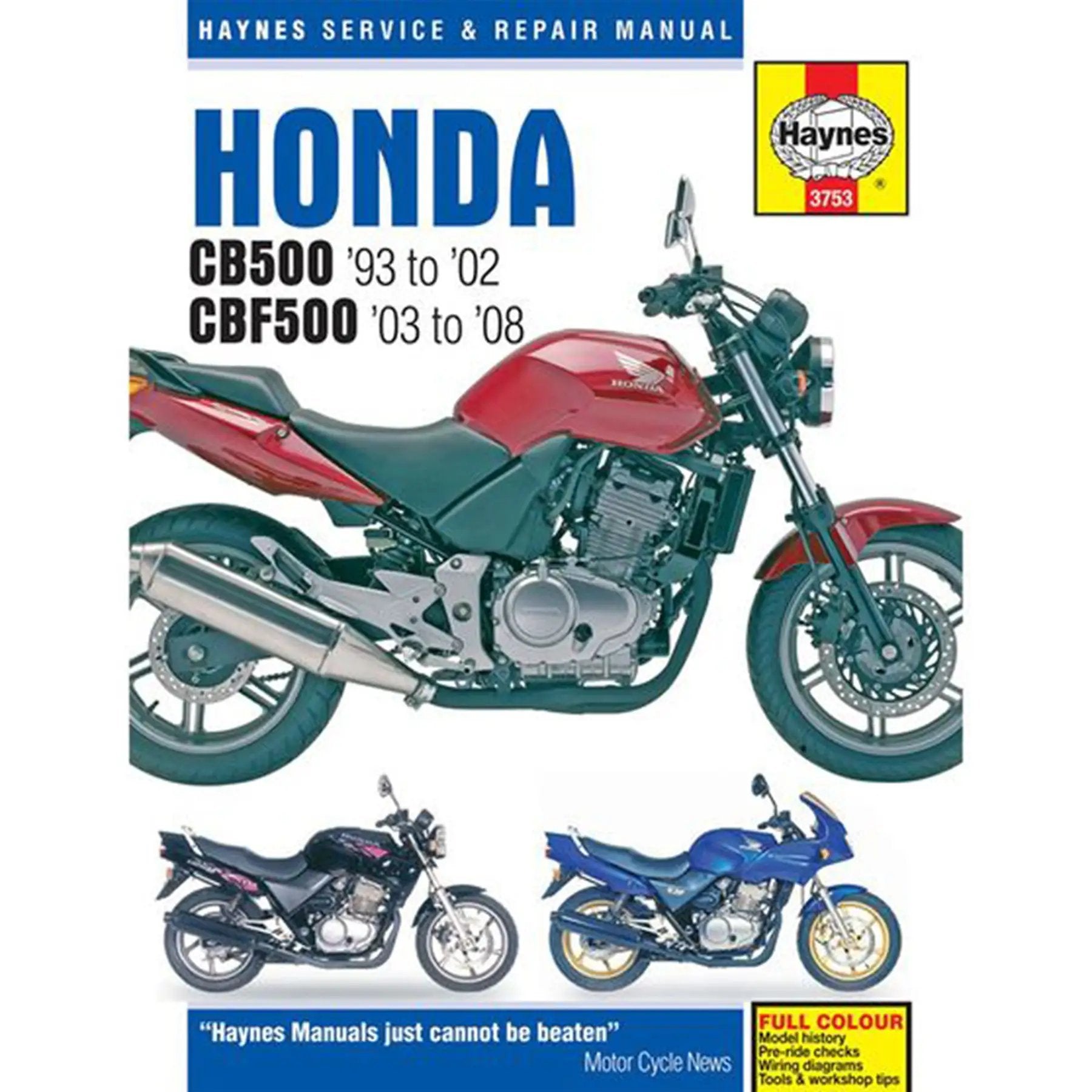 Haynes Honda Repair Manual Part No. M3753 by HAYNES