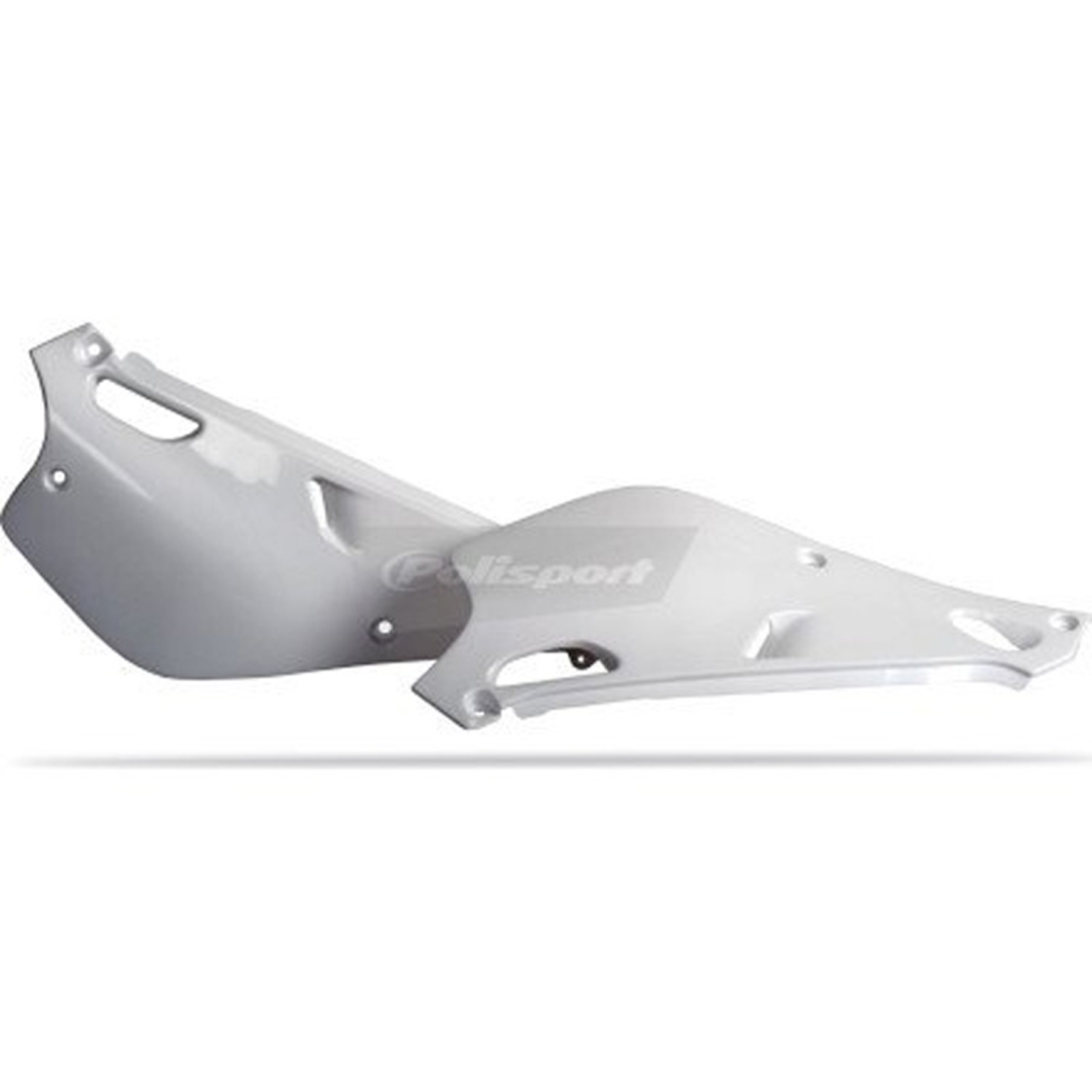 Polisport YZ250F New Black Side Panels - Durable Motorcycle Bodywork Replacement
