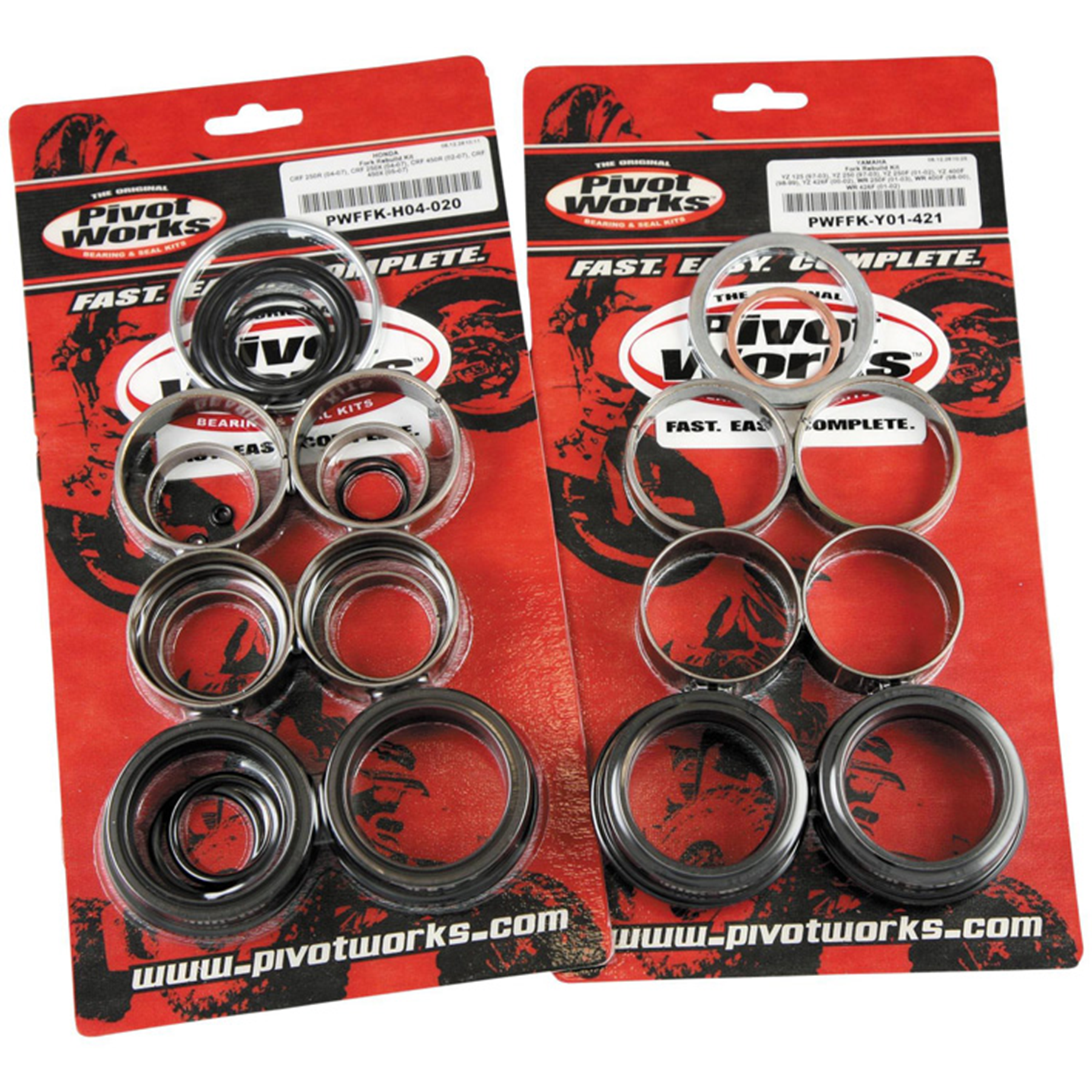 Pivot Works Fork Rebuild Kit for Enhanced Suspension Performance