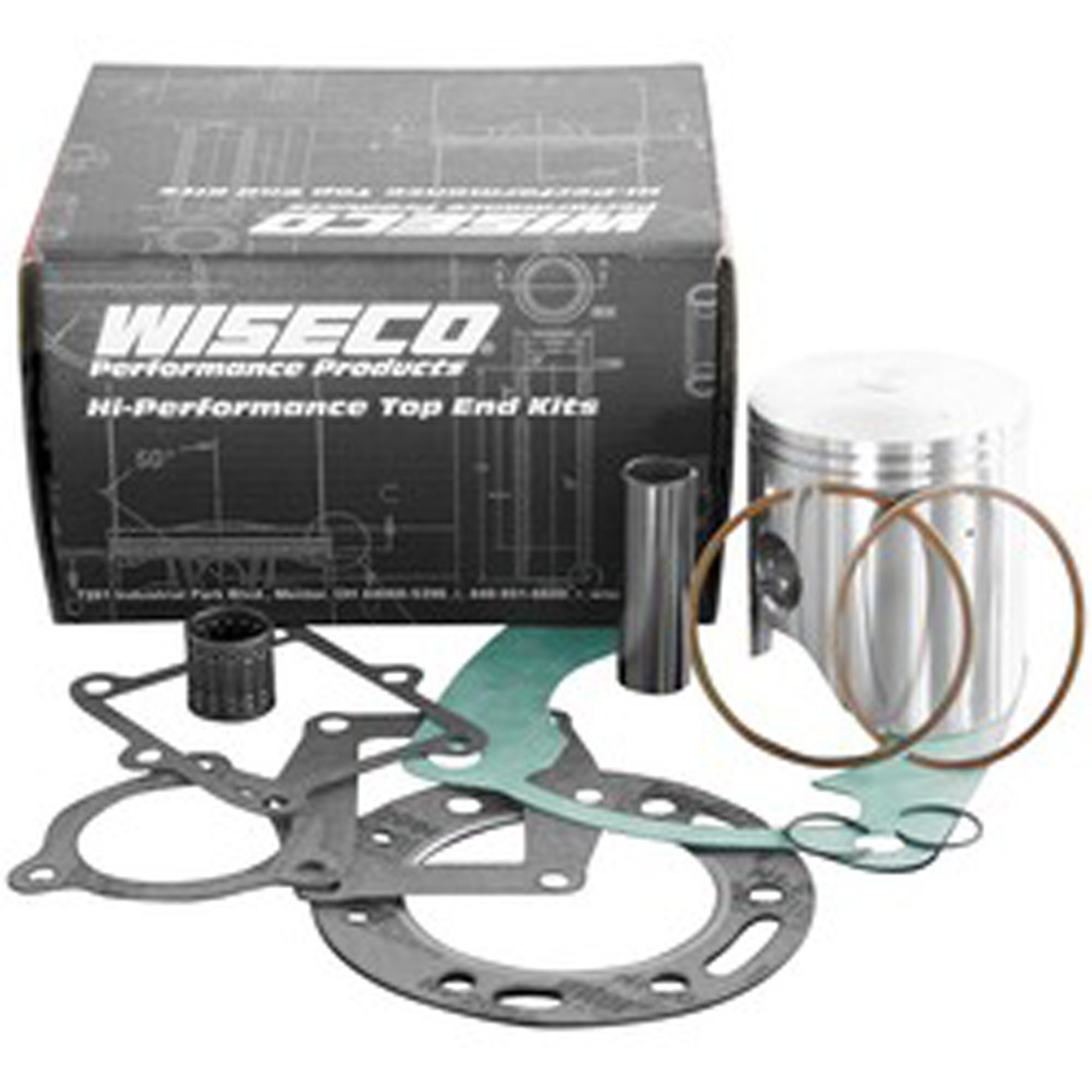 WiseCo Pro-Lite 54.0mm Piston for Honda CR125 1992-1997 (Part #PK1164)